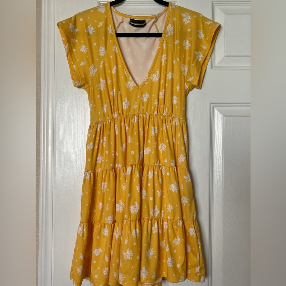 Urban Outfitters Yellow Floral Dress